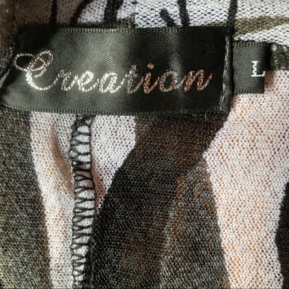 Creation lightweight print long cover up size Large - Picture 3 of 7